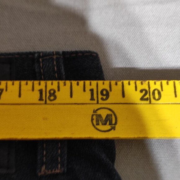 For Him London jeans men's sz 38 stone washed ink blue colour Slim Straight Fit - Picture 10 of 12